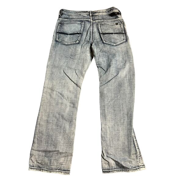 Buffalo David Bitton Distressed Men's Jeans sz 36 Casual Grunge Streetwear - Picture 8 of 11